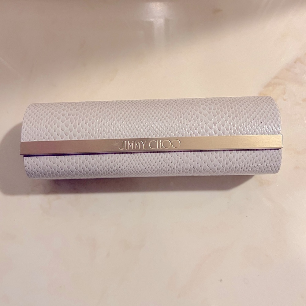 Jimmy Choo White Sunglasses Case